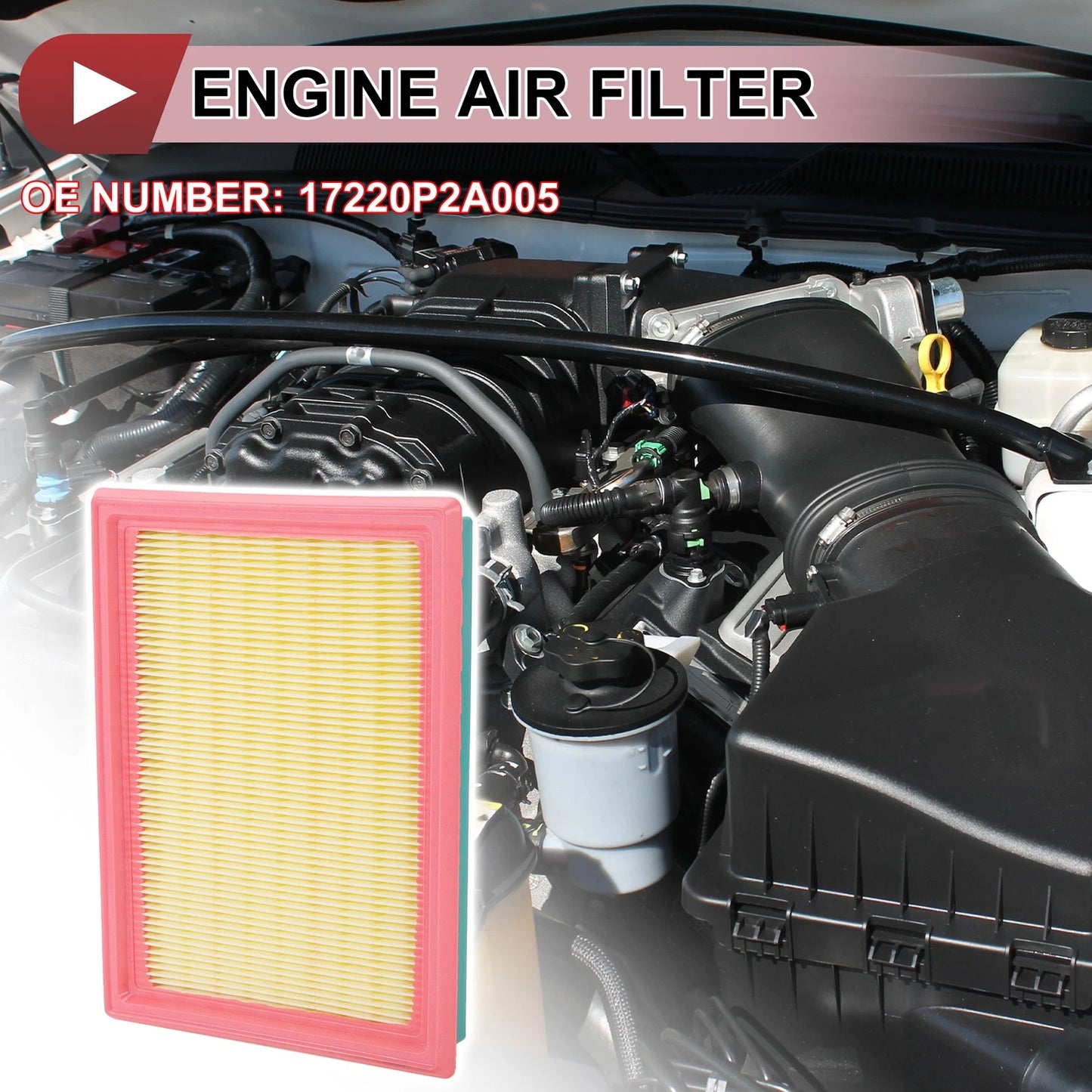 Engine Air Filter for Honda Civic (1996-2000) 1 Pc
