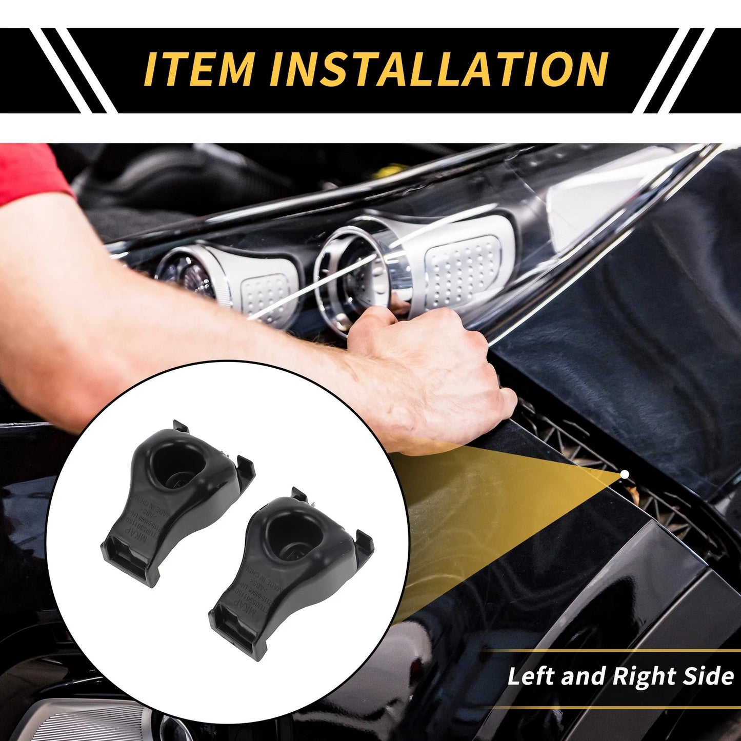 Pair Front Bumper Support Bracket for Toyota Tacoma (2005–2015)