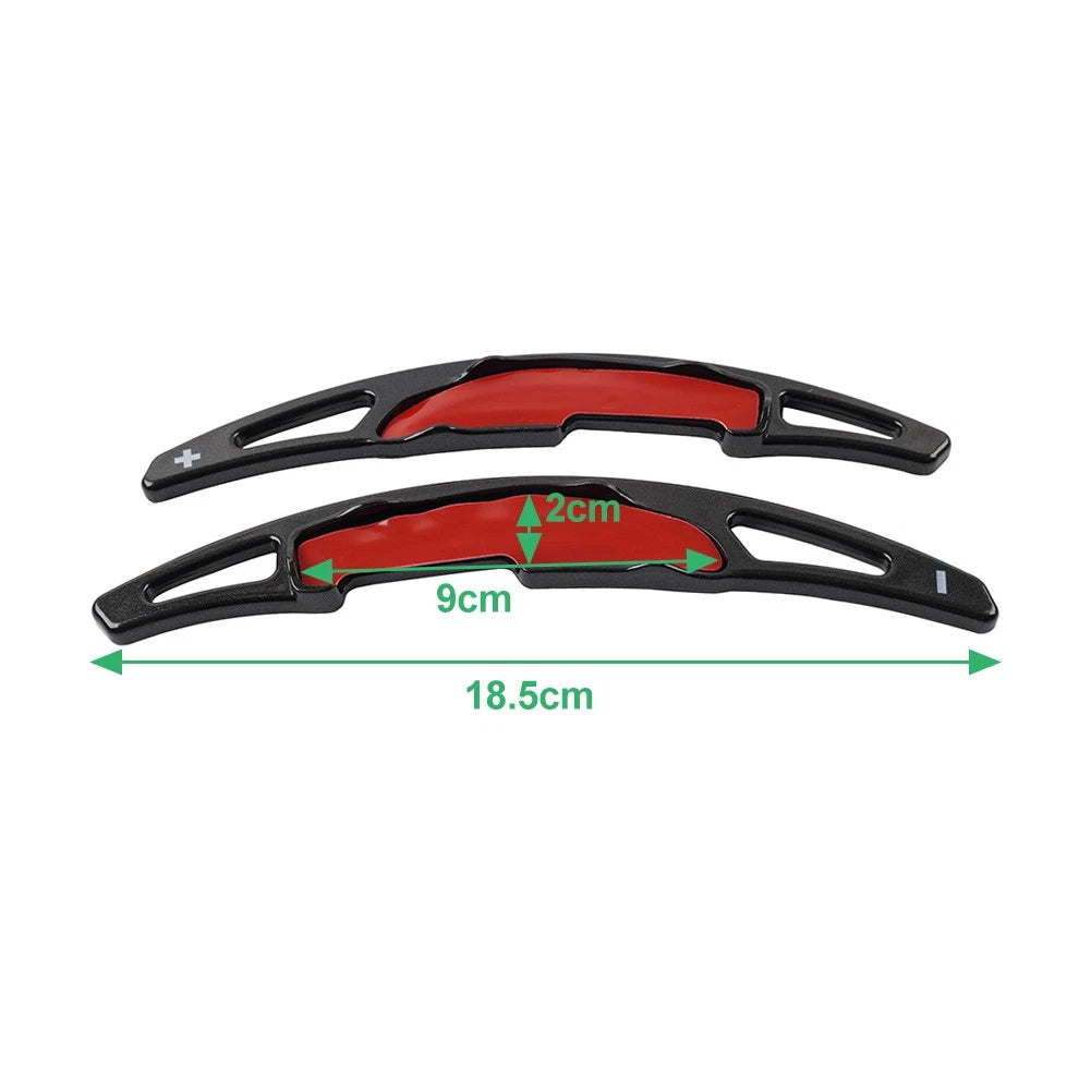 Black Steering Wheel Paddle Shifter Extensions for BMW M2 M3 M4 M5 M6 X5M X6M