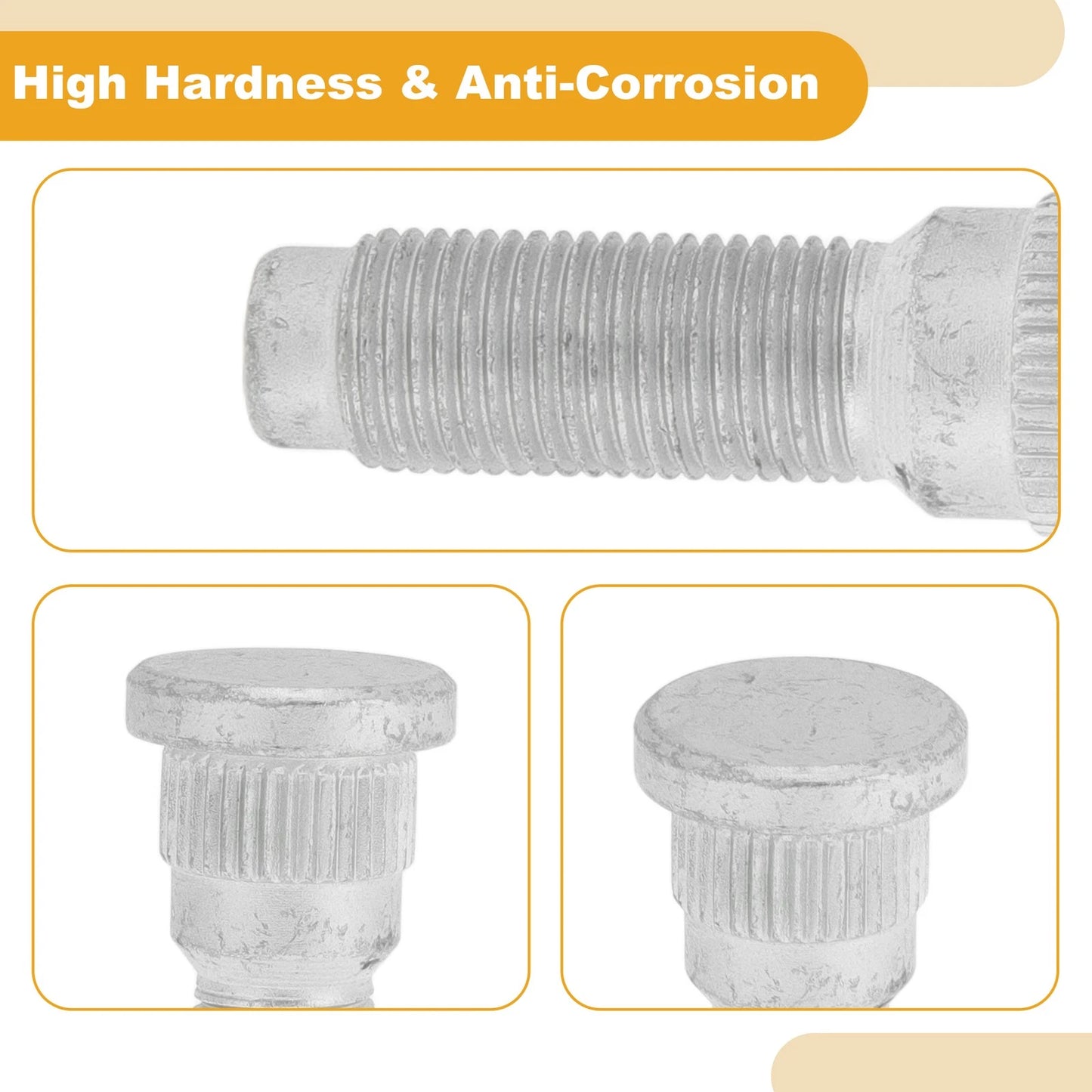 M12x1.25 Wheel Lug Studs for Jeep Liberty (2003-2007) - 5 Pieces