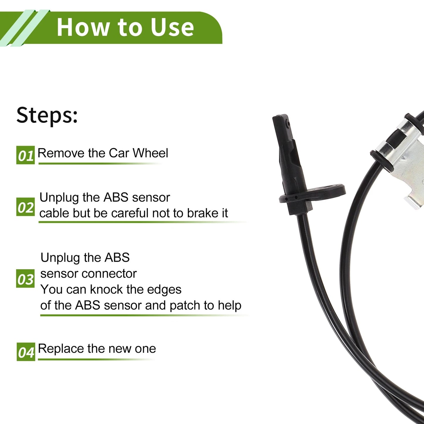 ABS Wheel Speed Sensor for Subaru WRX (2015-2020) Front Right