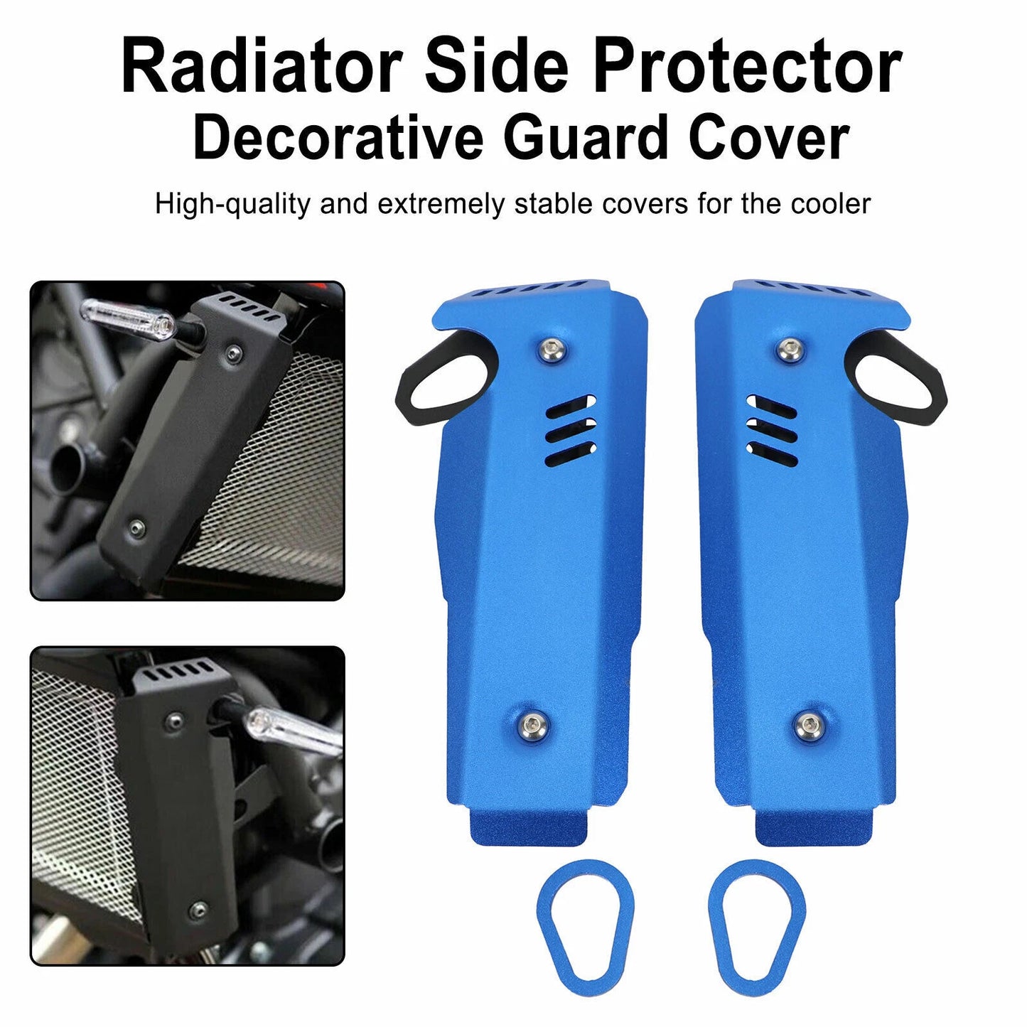 Radiator Side Protector Cover for Yamaha MT-07 FZ-07 (2021-2022) Blue