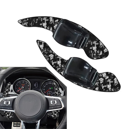 Steering Wheel Shift Paddle Extensions for Volkswagen Golf 6, Jetta, Seat Leon