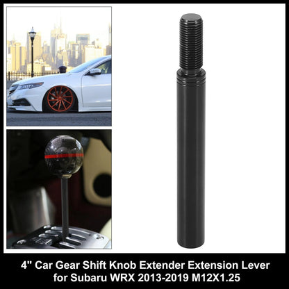 4 inch Car Gear Shift Knob Extender Extension Lever for Subaru WRX (2013–2019)