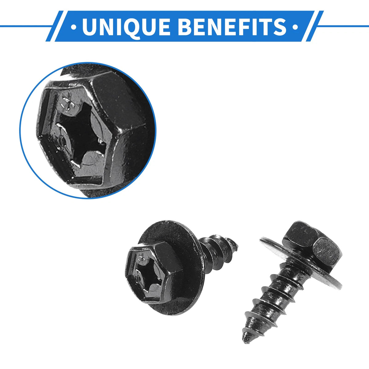 50 Pcs Fender Liner Splash Shield Bumper Cover Screws for Scion XD (2008-2014)