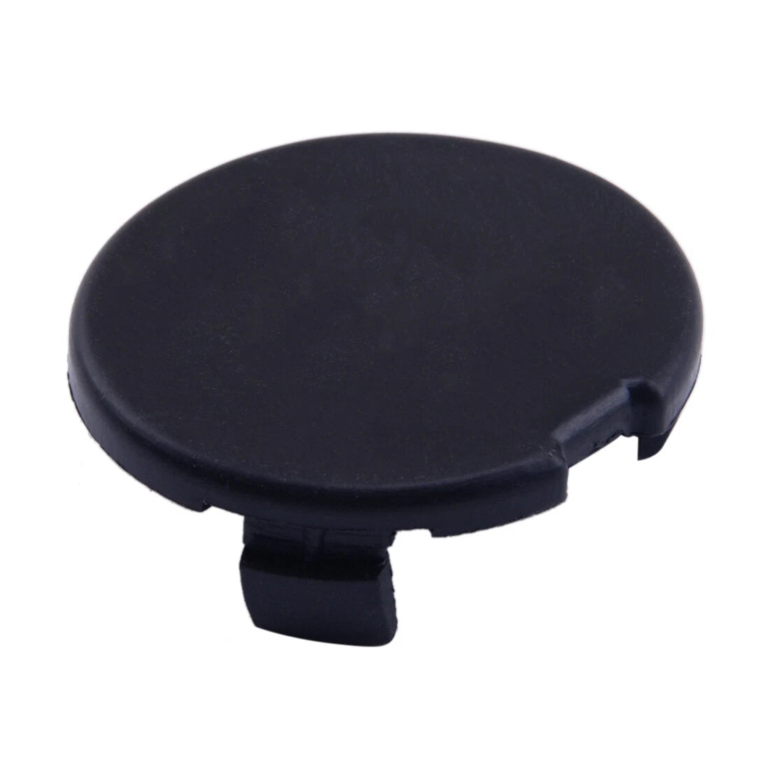 Black Rear Bumper Tow Hook Eye Cover for Smart Fortwo (2016-2018)