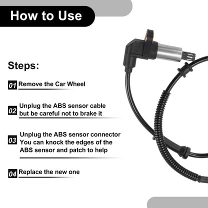 ABS Wheel Speed Sensor for Ford E-150 Front Right (2004-2014)