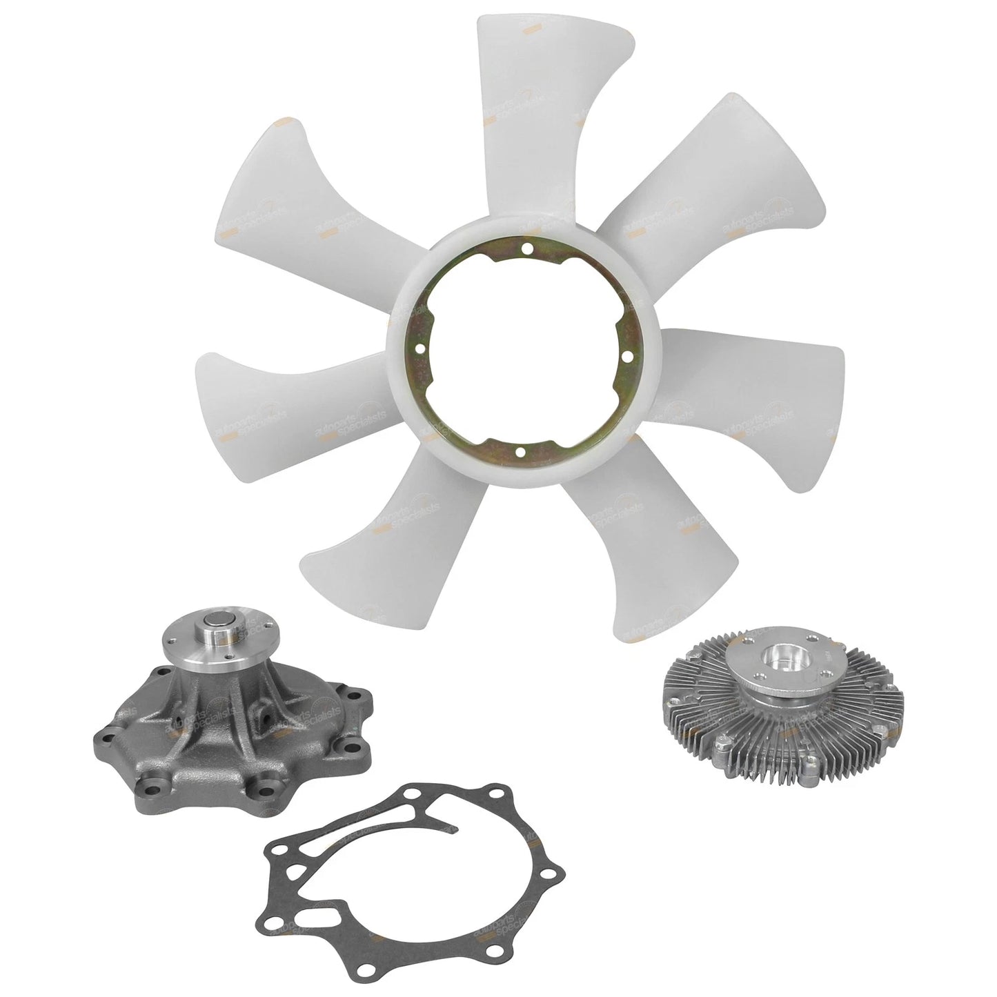 Water Pump & Fan Clutch Blade Kit for Nissan Patrol GU TD42 4.2L (1998 - 2006)