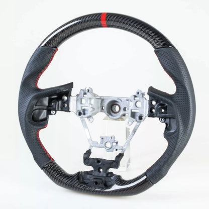 Carbon Leather Red Steering Wheel for Subaru Impreza, Forester, Ascent (2017-2023)