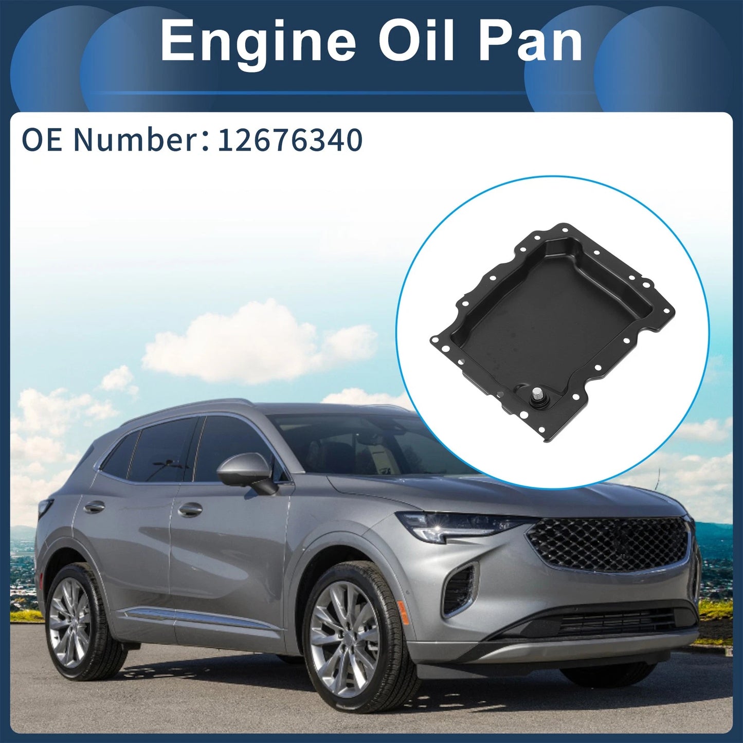 1 x Engine Oil Pan for Buick Envision (2017–2020)