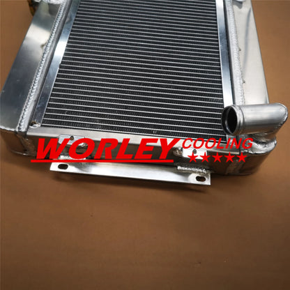 2 x Row Aluminum Radiator for Toyota Corolla KE10 KE11 KE15 (1970-1979)
