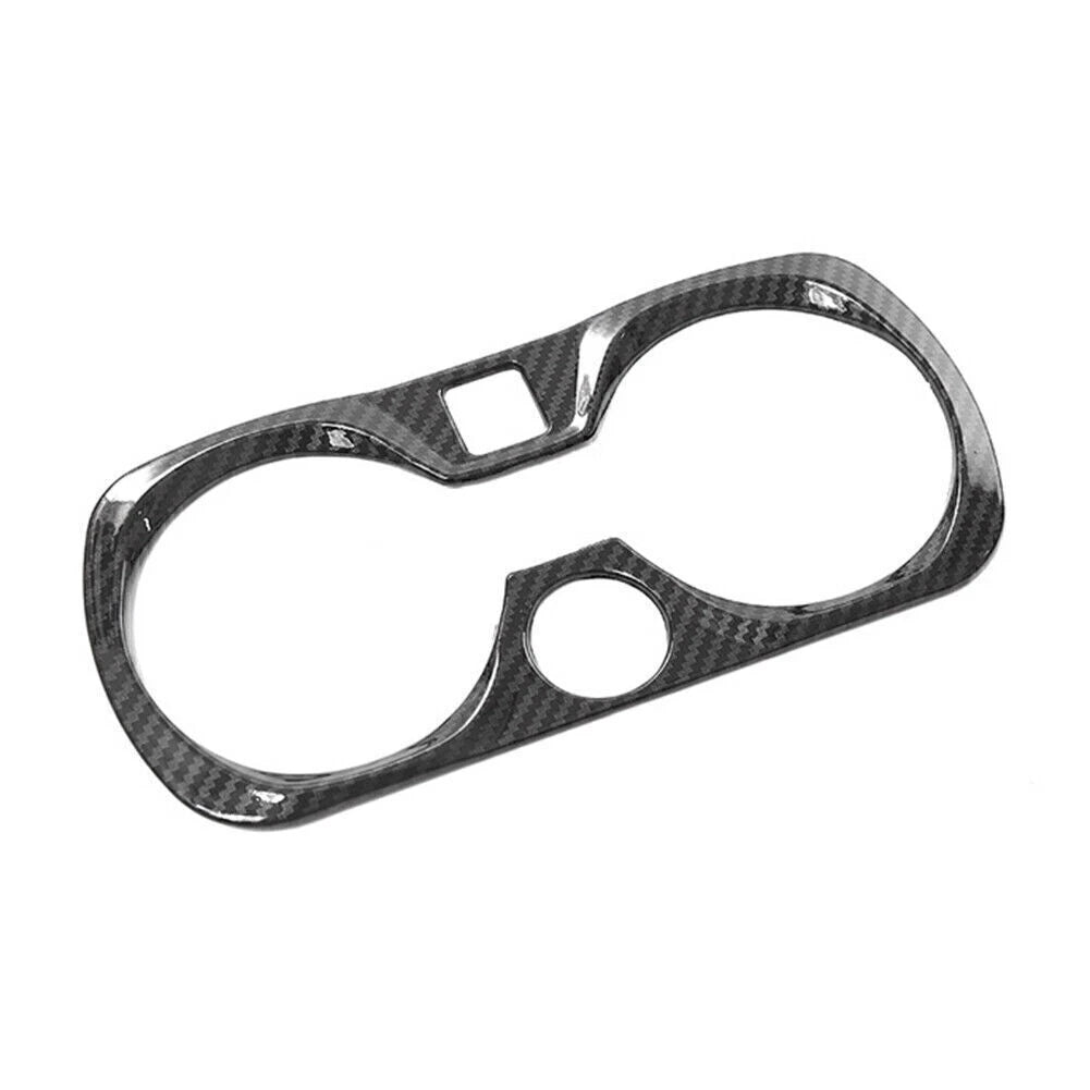 Carbon Fiber Central Console Water Cup Cover Trim for BMW 3 Series G20 (2019-2021)