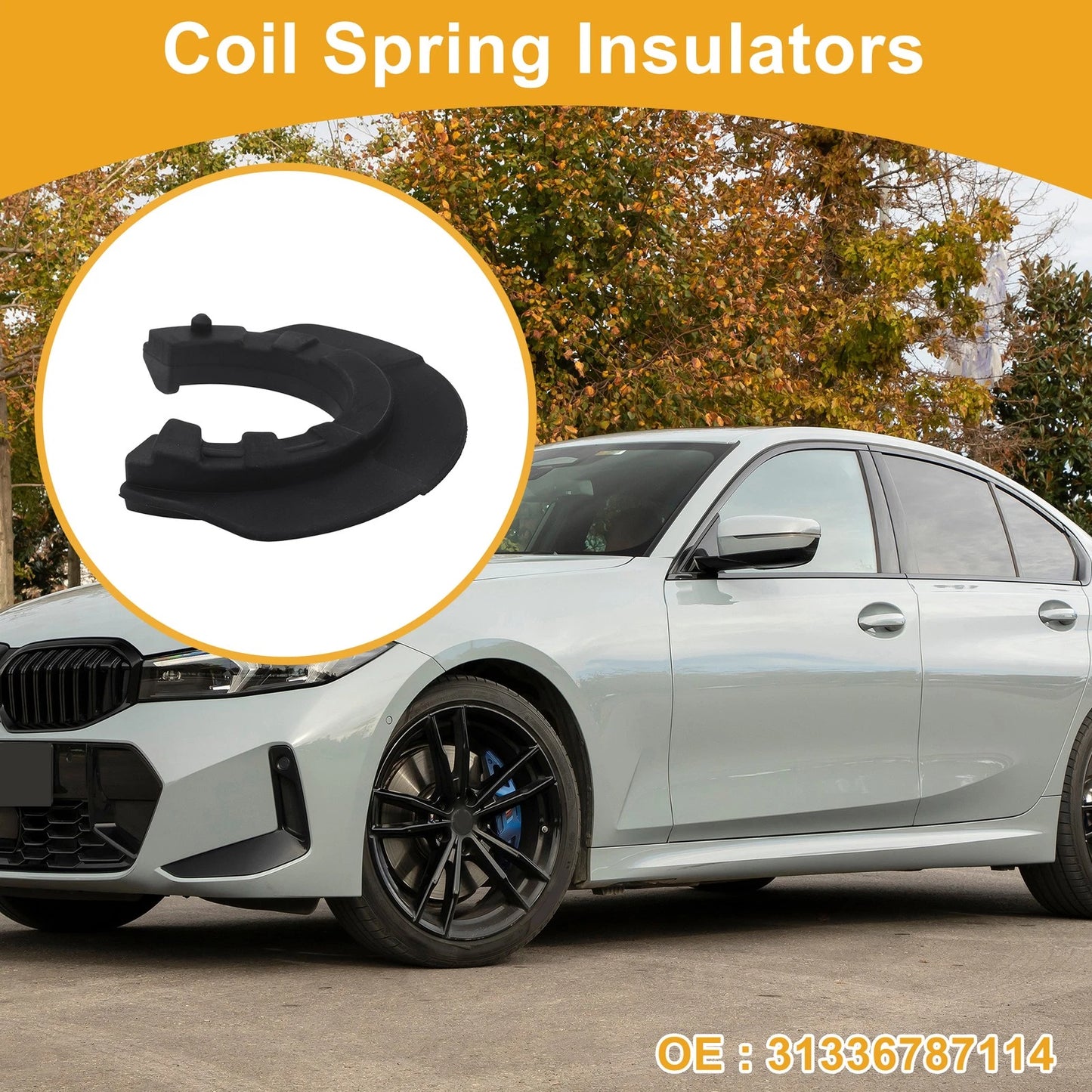 Coil Spring Insulator for BMW 320i (2013-2018) Rubber 1 Pc
