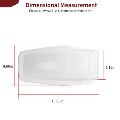 White Rear Fender for Honda XR200R (1986–2002)