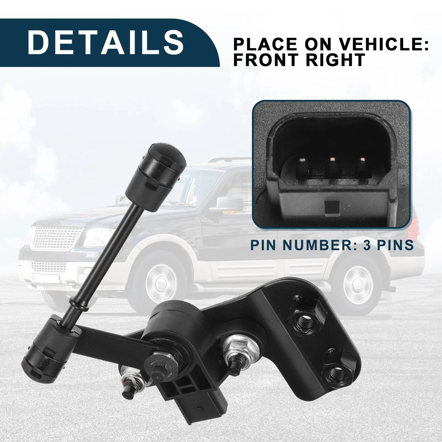 Air Suspension Ride Height Level Sensor for Ford Expedition (2003-2017)