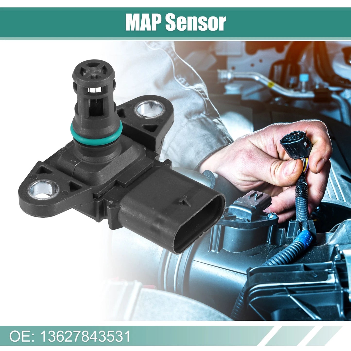 Manifold Absolute Pressure Sensor for BMW M3 3.0L (2015-2018)