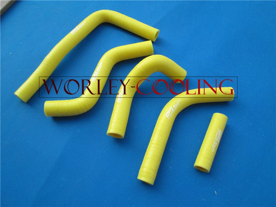 Silicone Radiator Hose for Suzuki RMZ450 (2014-2017) - Yellow