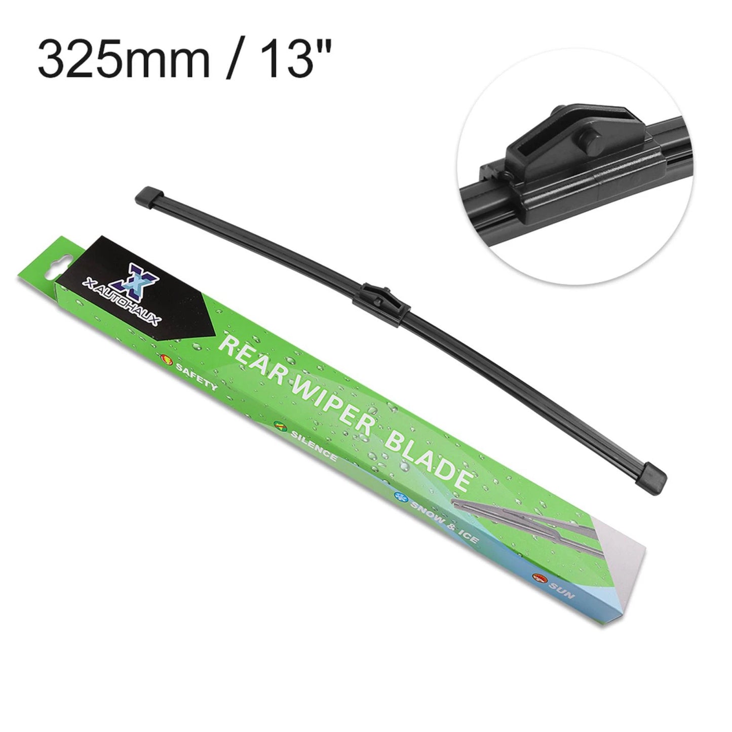 325mm Rear Wiper Blades  for Audi Q5 (2008-2015), A3 (2013-2019), BMW X1