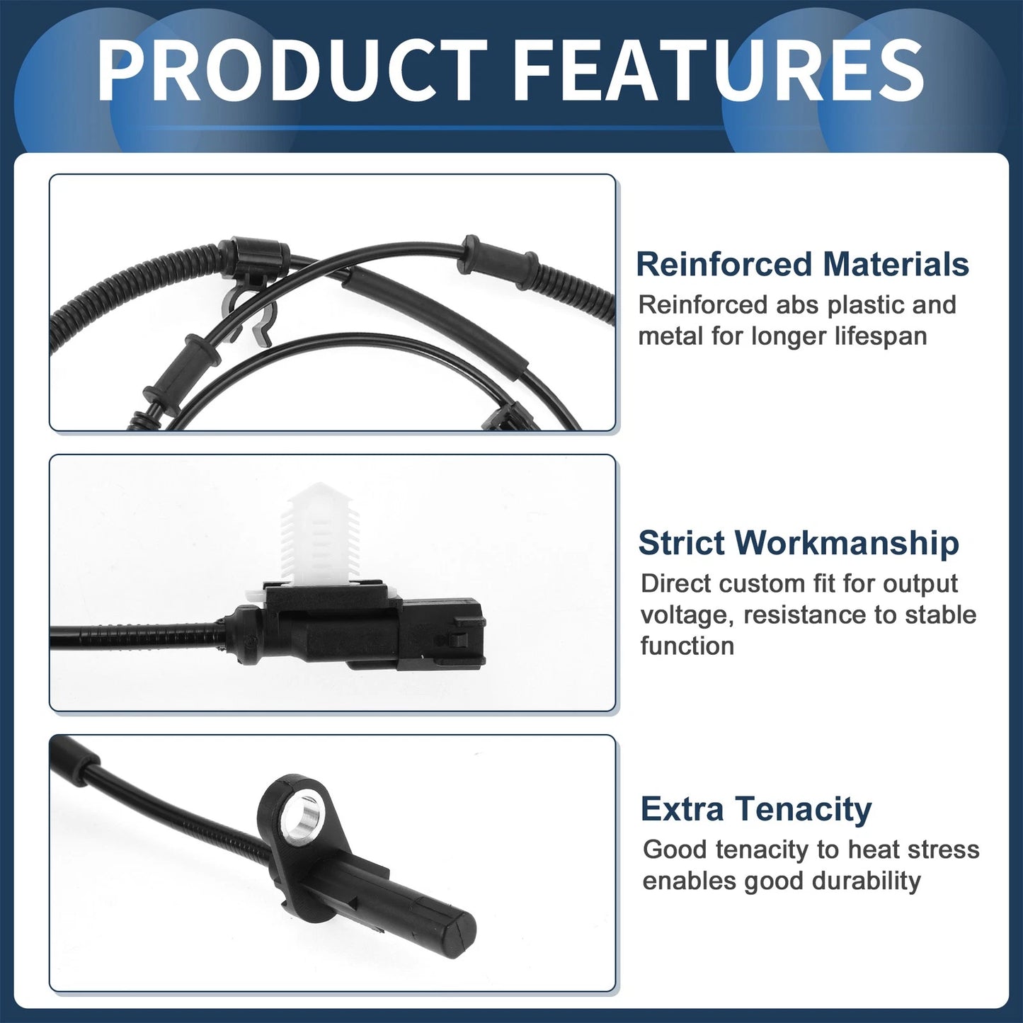ABS Wheel Speed Sensor for Ford F-150 Pickup (2004-2008)