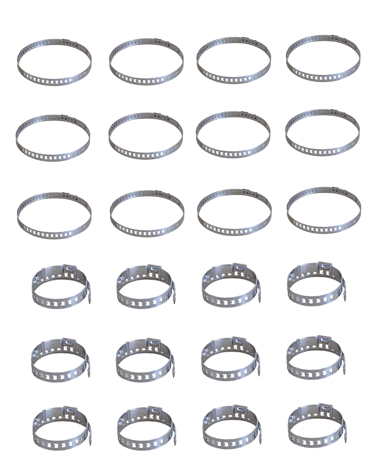 24pc Universal Adjustable CV Joint Tie Rod Boot Stainless Steel Clamp Kit