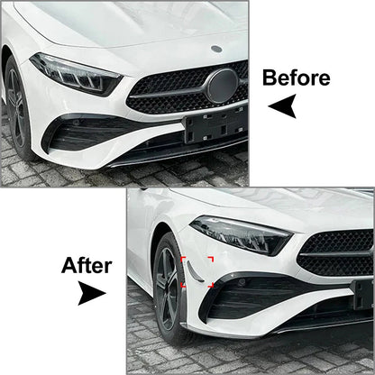 Front Bumper Side Spoilers for Benz A Class W177 A180 A200 (2023-2024)