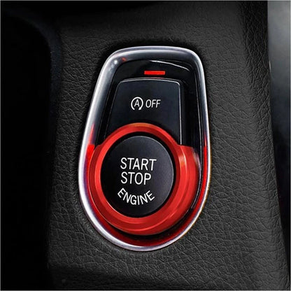 Aluminum Engine Start Stop Button Ring Trim for BMW 1/2/3 Series F20 F21 X1 (2011-2019)