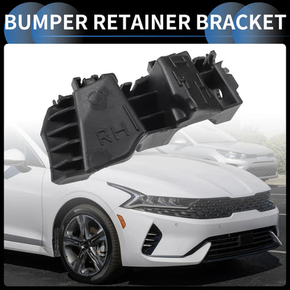 Right Front Bumper Retainer Bracket for Kia K5 (2020-2022) Black ABS