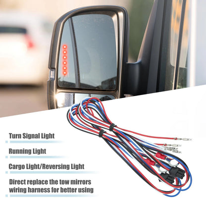 Tow Mirrors Wiring Harness for Chevy Silverado / GMC Sierra (2014-2018)