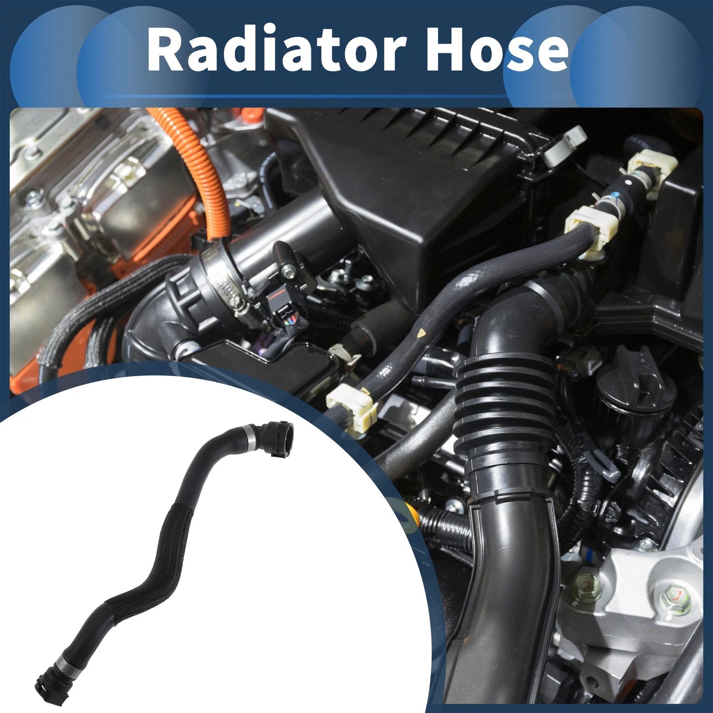 Radiator Hose for BMW X1, Z4 (2012-2016) - Durable Rubber Replacement