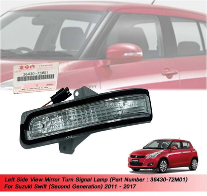 LH Side Mirror Indicators  Lamp for Suzuki Swift (2011-2017)