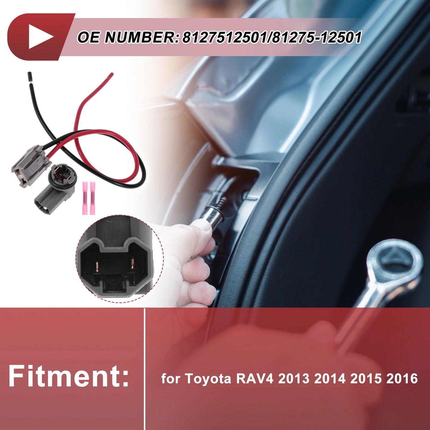 Tail Light Socket Wiring for Toyota RAV4 (2013–2016)
