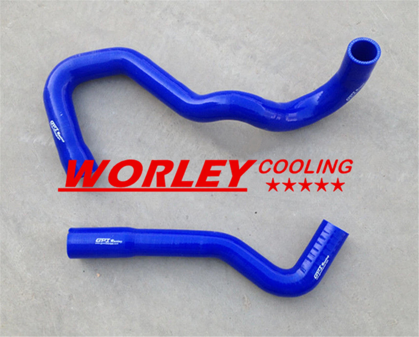 3 Row ALLOY Radiator & BLUE Hose for Nissan Patrol Y61 GU (2000-2009)