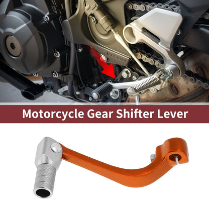 Folding Motorcycle Gear Shifter Lever for Honda CRF110F 2013-2018 Orange Silver