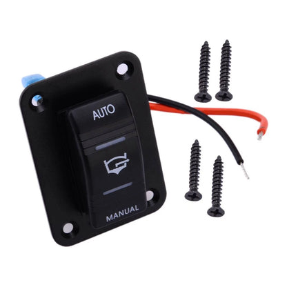 Rocker Switch Panel for Boat Bilge Pump Auto/Off/Manual 4 Pin ON/OFF