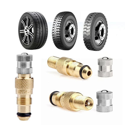 Valve Stem Air Water Tire Chrome Set Core Housing for Air Liquid Valves
