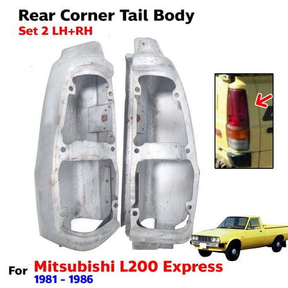 For Mitsubishi L200 Express Pickup UTE 1981-86 Rear Gate Tail Body Corner 2 PCS