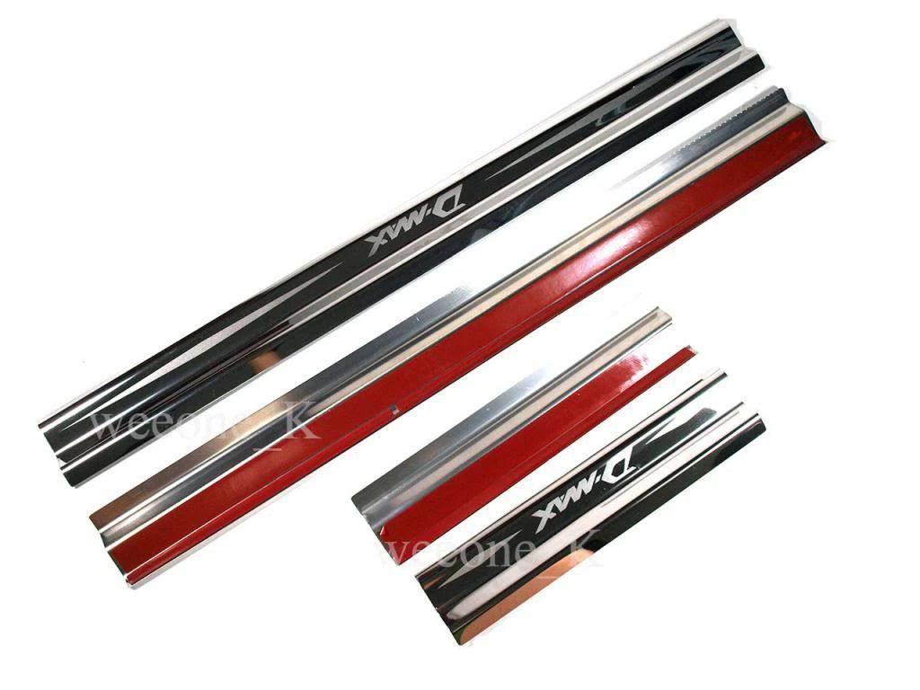 4 Door Sill Scuff Plate for Isuzu Rodeo Dmax Ute(2002-2011)