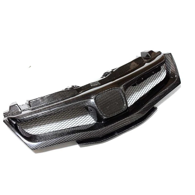 Carbon Fiber Front Bumper Grille Cover For Civic Type-R FN2 2008-2011 2009