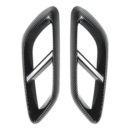 2 x Carbon Look Rear Exhaust Pipe Frame Covers for Benz W214 E260 E300 AMG (2024-)
