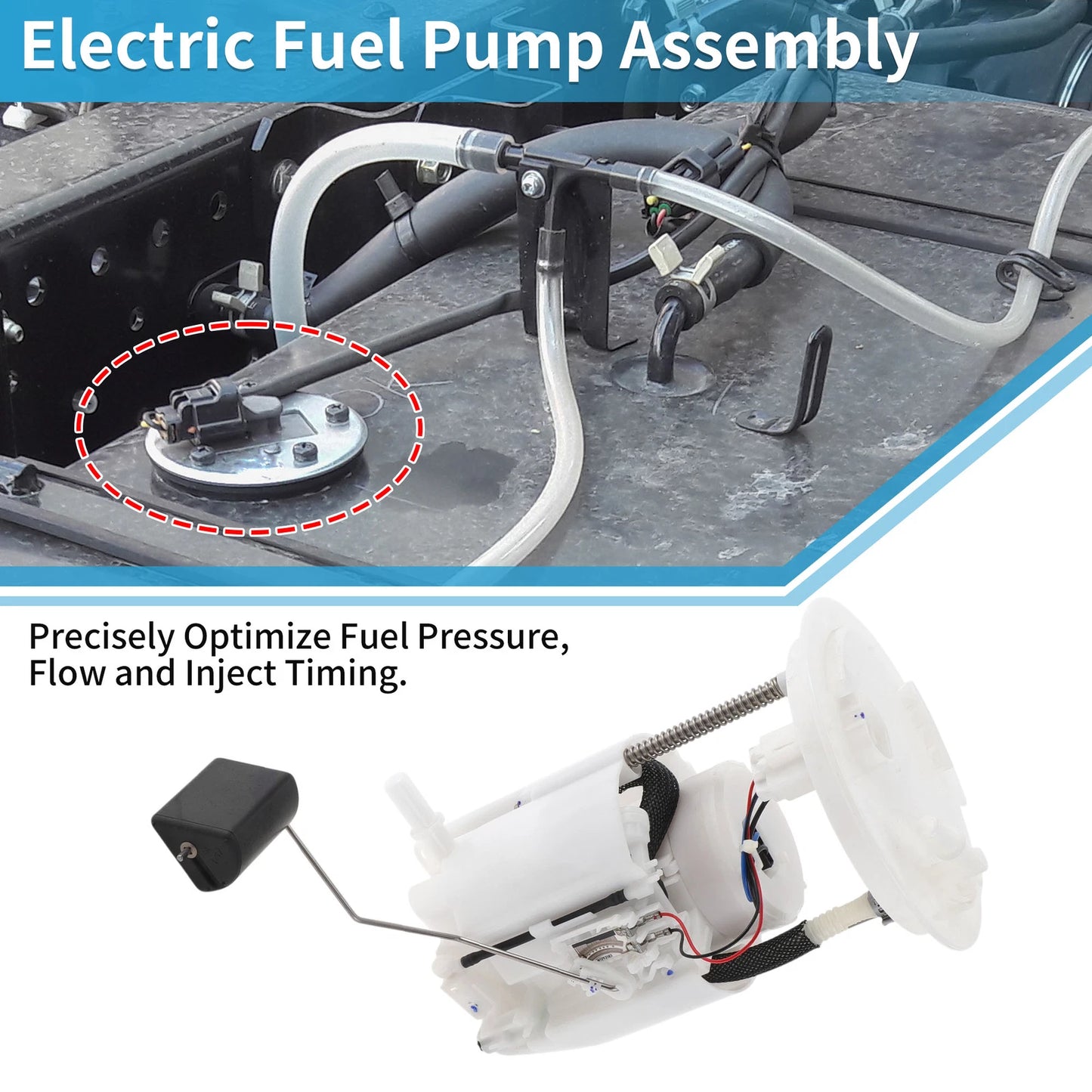 Electric Fuel Pump Assembly for Ford Edge, Lincoln MKX (2007-2010)