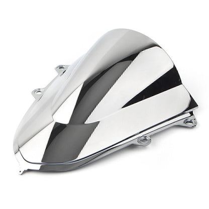 Silver ABS Motorcycle Windshield for Yamaha YZF R15 (2017-2019)