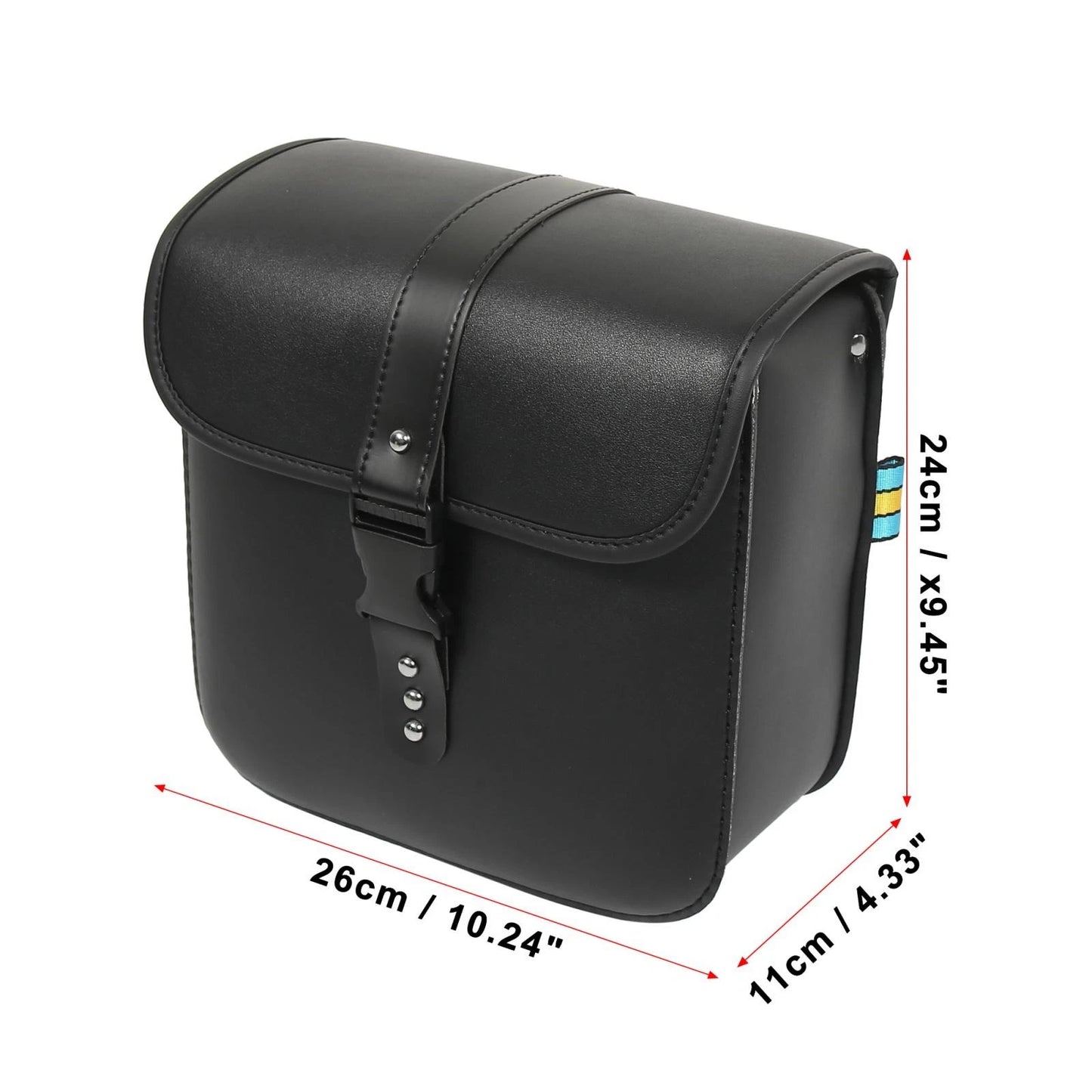 Pair 2 x Motorcycle Saddlebag Tool Bags Quick Release Buckles for Motorcycle