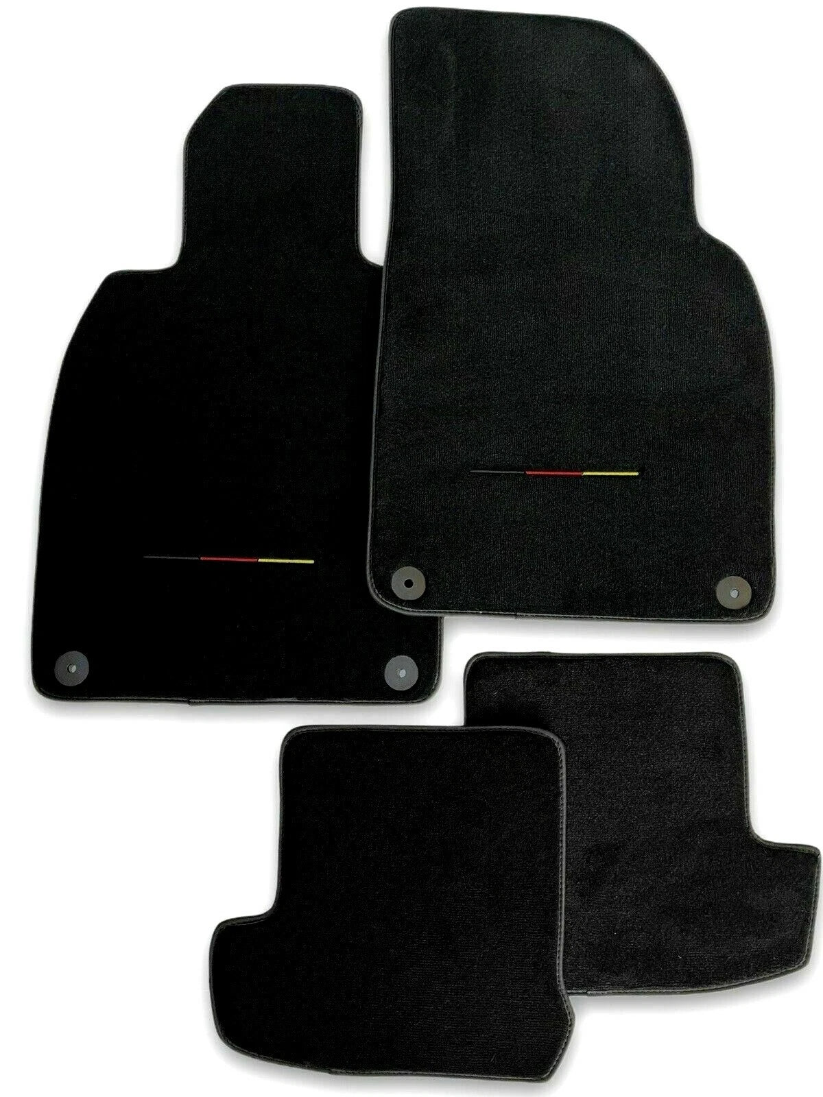 Floor Mats for Audi Q3 LHD Carpet Black Germany Flag (2013-2018)