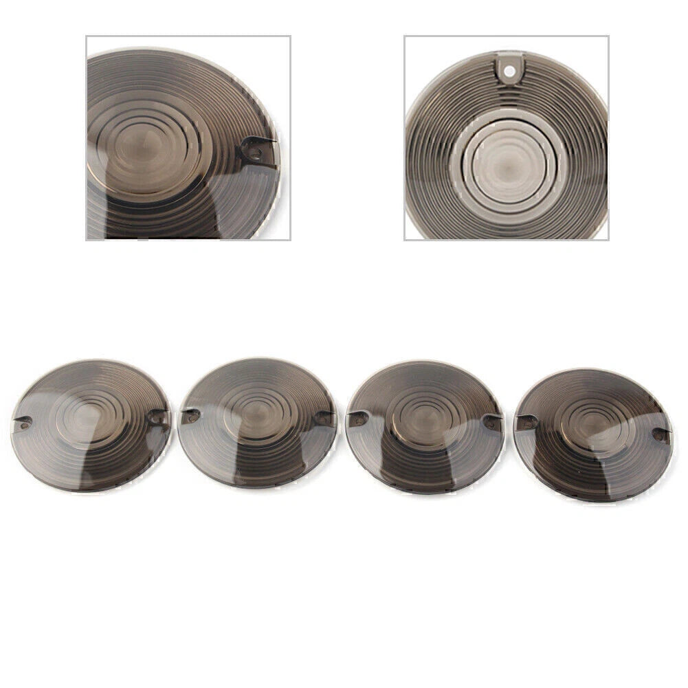 Smoke Turn Signal Lens Cover for Harley Electra Glide, Road King