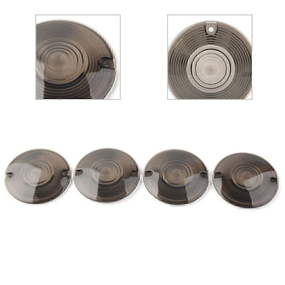 Smoke Turn Signal Lens Cover for Harley Electra Glide, Road King