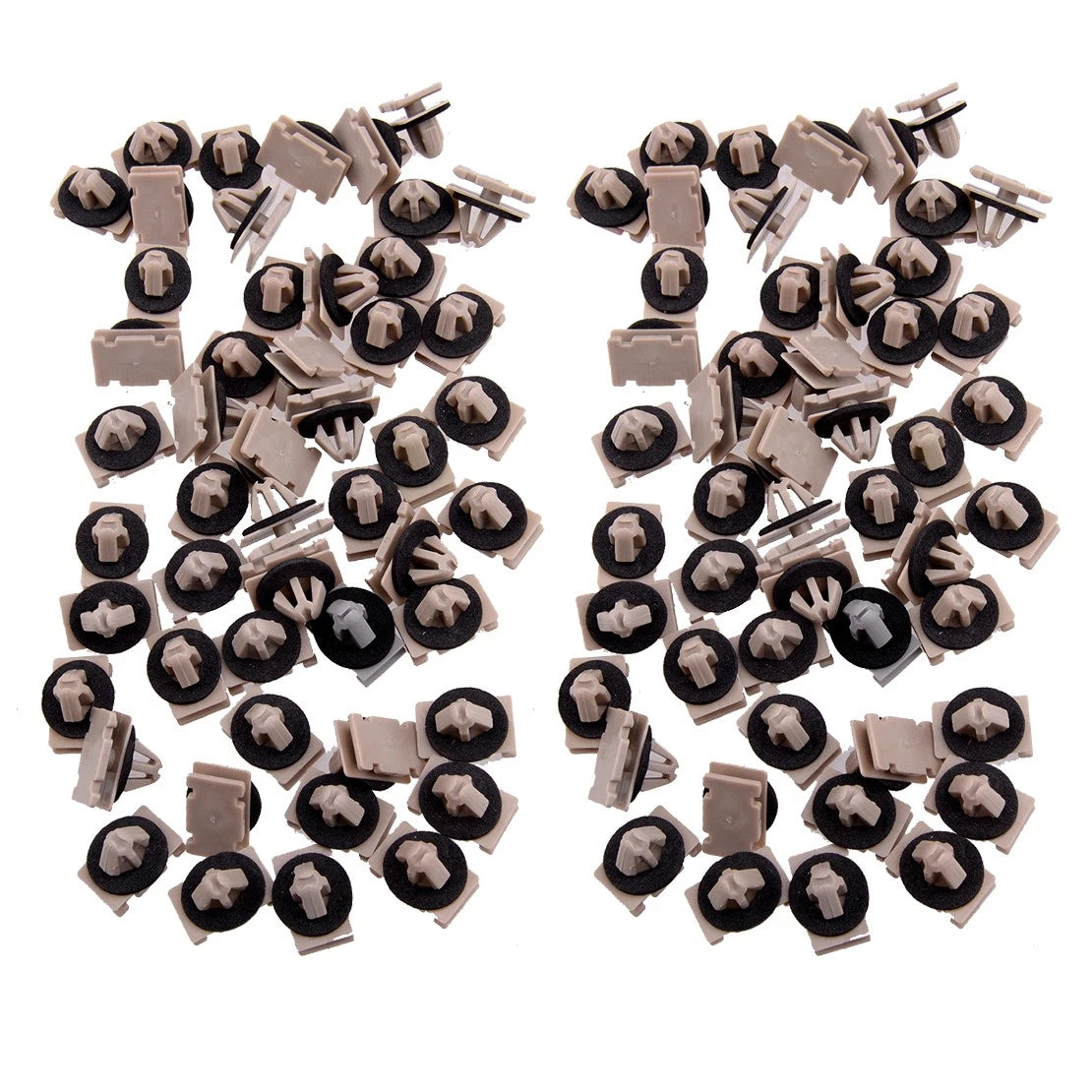 100pcs Rivet Bumper Fender Mounting Clips for Jeep Cherokee