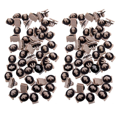100pcs Rivet Bumper Fender Mounting Clips for Jeep Cherokee