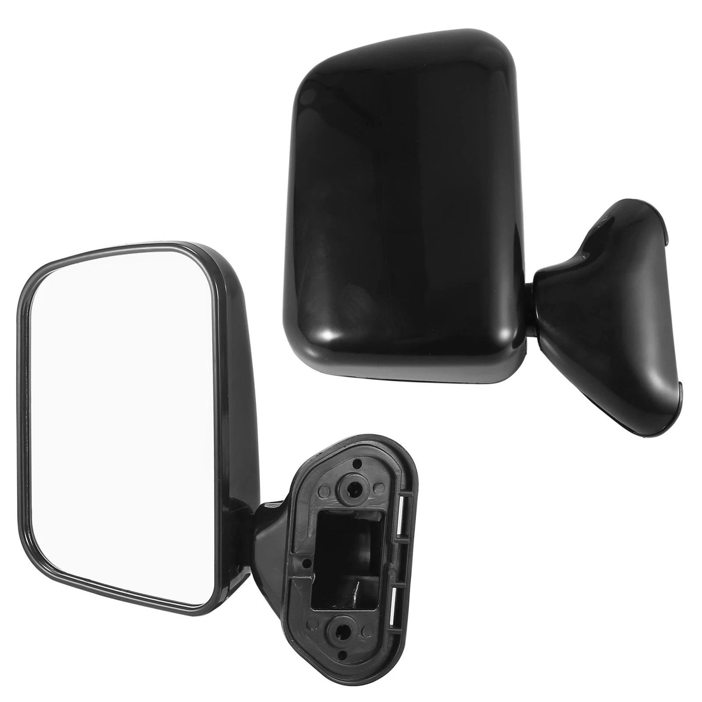 Pair / Manual Rearview Mirror Glass Left Right / for Toyota Hilux