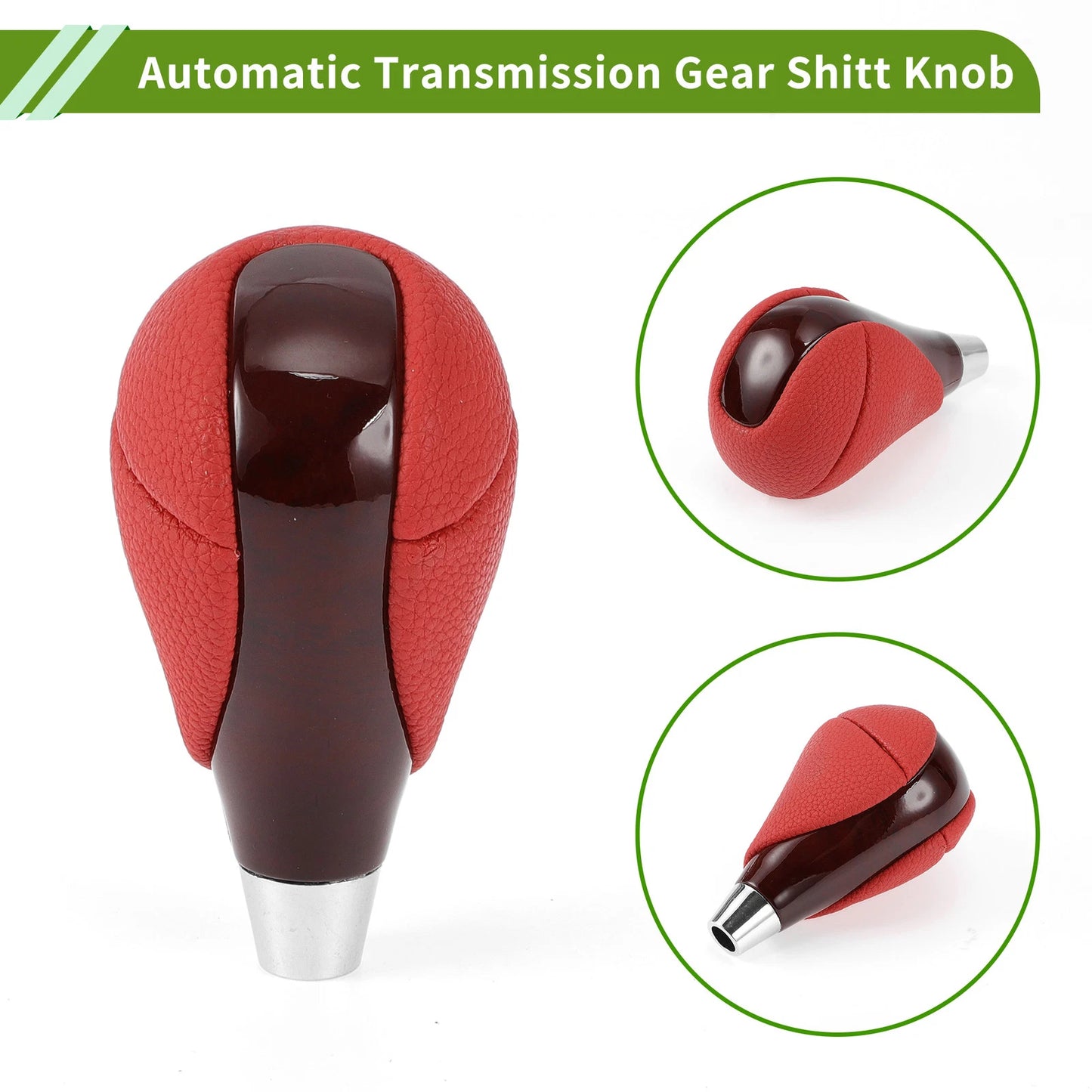 Automatic Gear Shift Knob for Lexus ES350 (2007-2015) - Red Brown Faux Leather