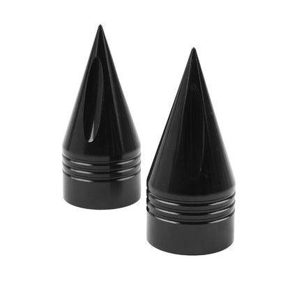 Black Front Axle Cap Nut Cover for Harley Touring Road Street Glide Dyna